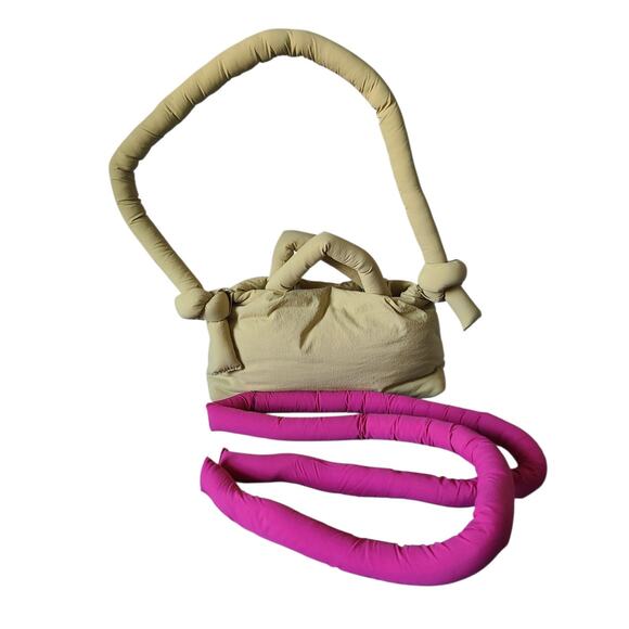 Olend Mini Ona Soft Puff Shoulder Bag in Yellow - Picture 2 of 8